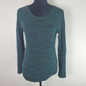 Monrow Green Long Sleeve Sweater XS